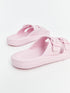 LC Waikiki Buckle Detailed Double Banded Girls' Slippers
